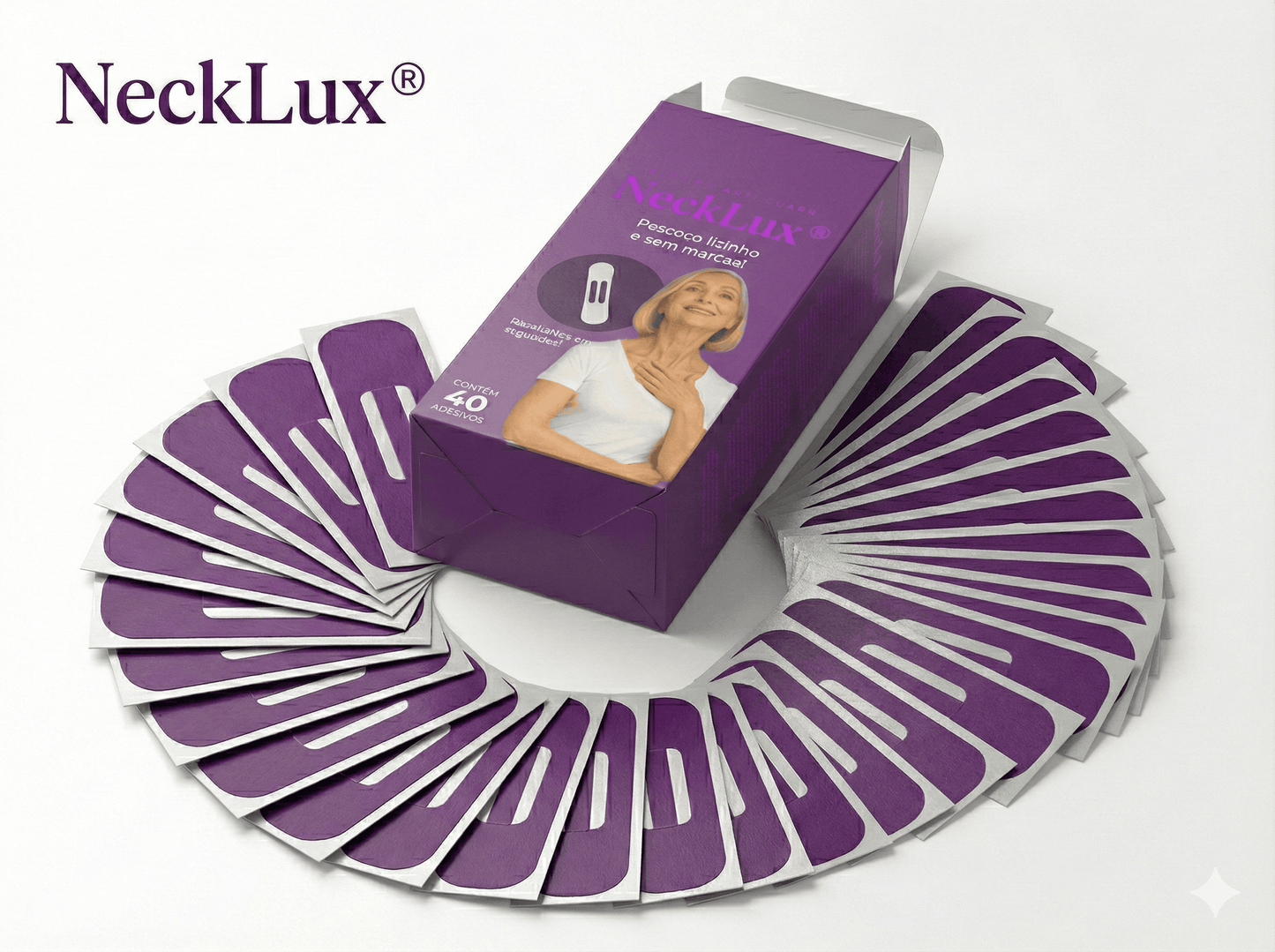NeckLux - Adesivo para rugas e flacidez do pescoço Hycella | Confiança e Qualidade é a nossa marca