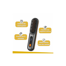 Carregar imagem no visualizador da galeria, Escova Alisadora Profissional PureGlam - ( MEGA PROMOÇÃO ) + brindes Hycella | Confiança e Qualidade é a nossa marca