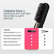 Carregar imagem no visualizador da galeria, Escova Alisadora Profissional PureGlam - ( MEGA PROMOÇÃO ) + brindes Hycella | Confiança e Qualidade é a nossa marca