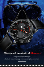 Carregar imagem no visualizador da galeria, Relógio Chronos Masculino Esportivo Quartzo Couro Hycella | Confiança e Qualidade é a nossa marca