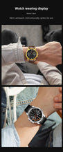 Carregar imagem no visualizador da galeria, Relógio Chronos Masculino Esportivo Quartzo Couro Hycella | Confiança e Qualidade é a nossa marca