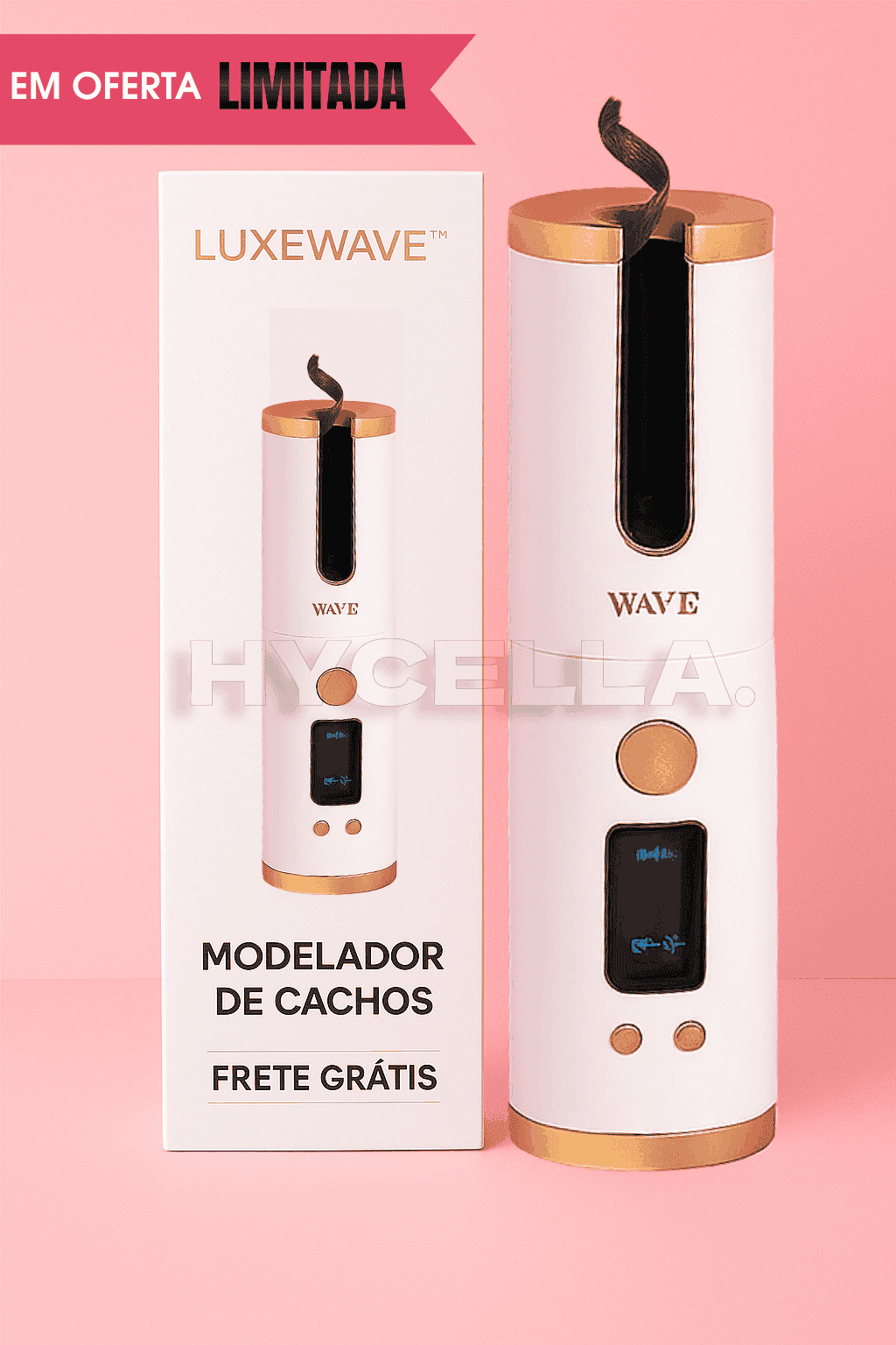 Modelador de Cachos LuxeWave | SUPER OFERTA Hycella | Confiança e Qualidade é a nossa marca