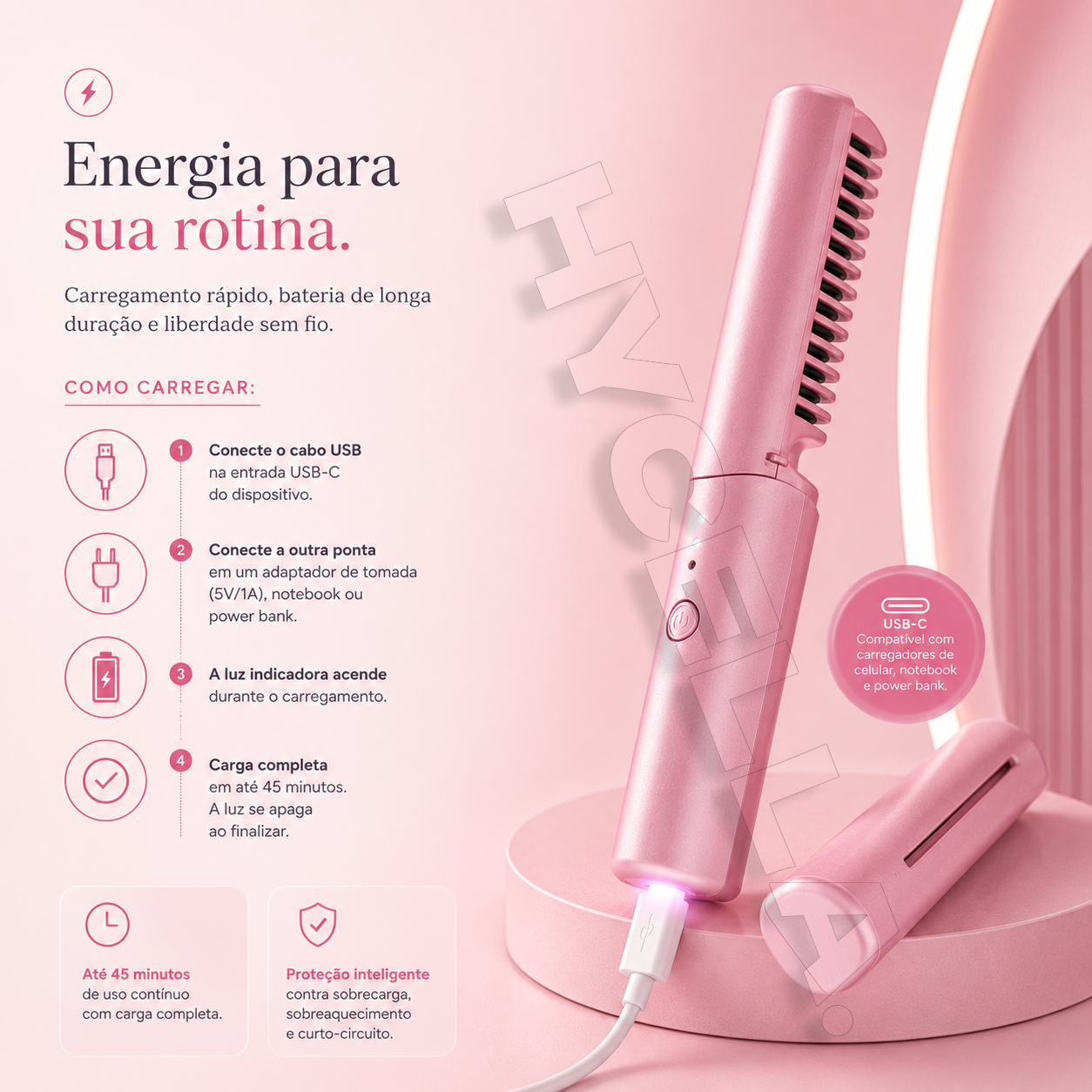 Pente Alisador InfiniteGlam - (ÚLTIMAS UNIDADES)