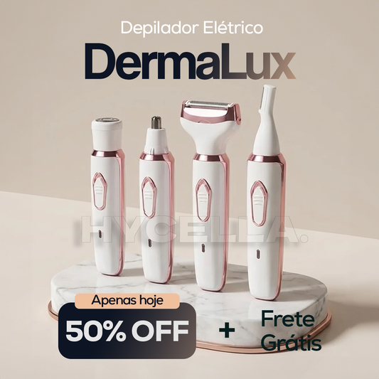 Depilador Elétrico 4 em 1 - DermaLux® ( OFERTA DE ANO NOVO )