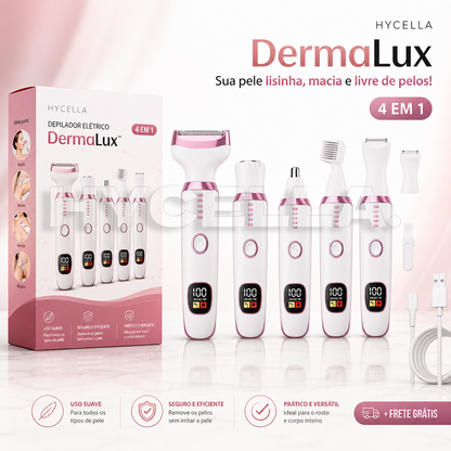 Depilador Elétrico 4 em 1 - DermaLux®