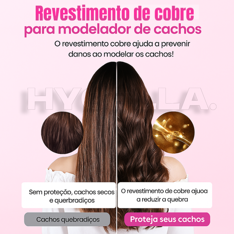 Modelador de Cachos LuxeWave | SUPER OFERTA Hycella | Confiança e Qualidade é a nossa marca