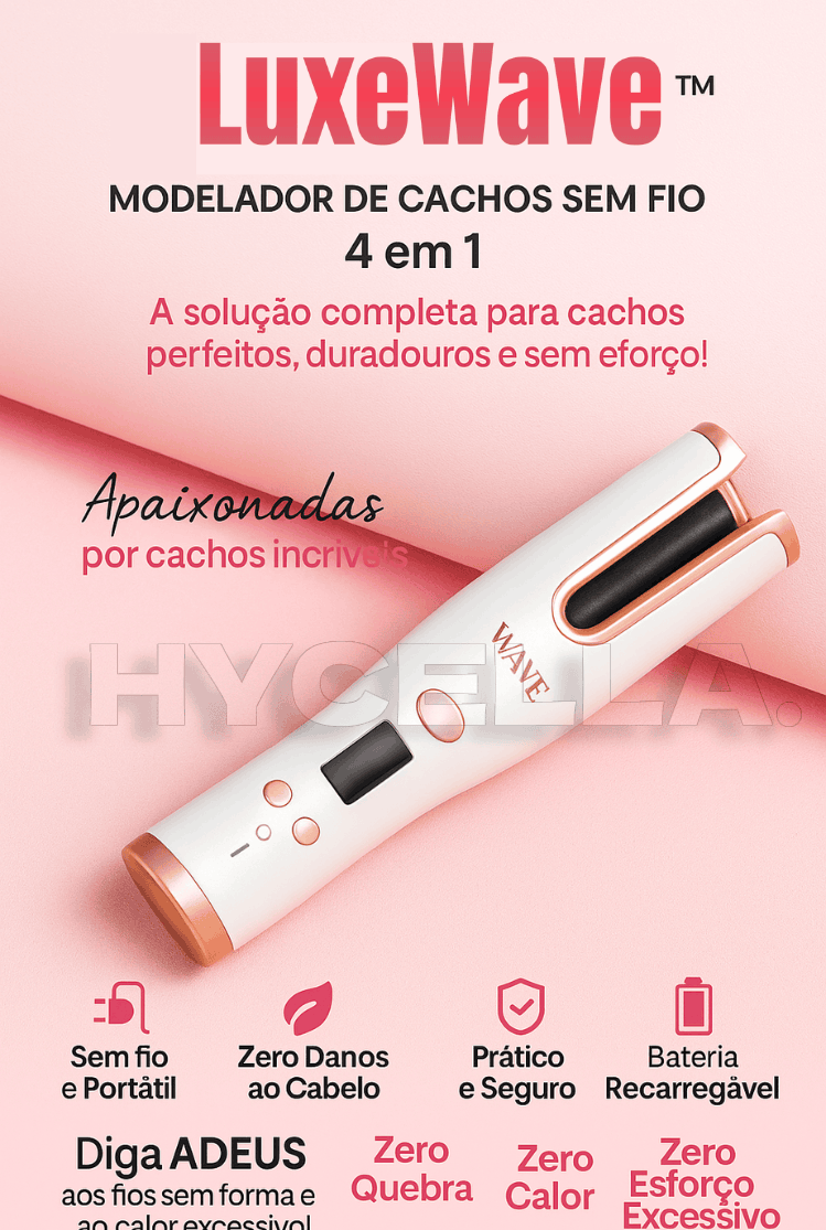 Modelador de Cachos LuxeWave | SUPER OFERTA