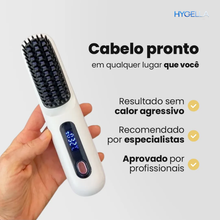 Carregar imagem no visualizador da galeria, Escova Alisadora Profissional PureGlam - ( MEGA PROMOÇÃO ) + brindes Hycella | Confiança e Qualidade é a nossa marca
