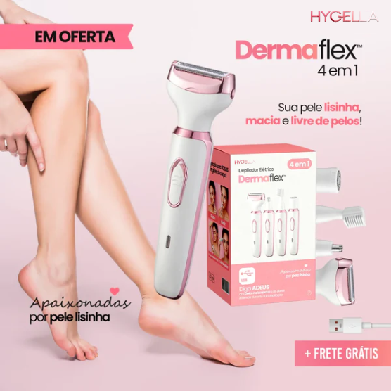 Depilador Elétrico 4 em 1 - DermaFlex® [Edição Limitada] Hycella | Confiança e Qualidade é a nossa marca