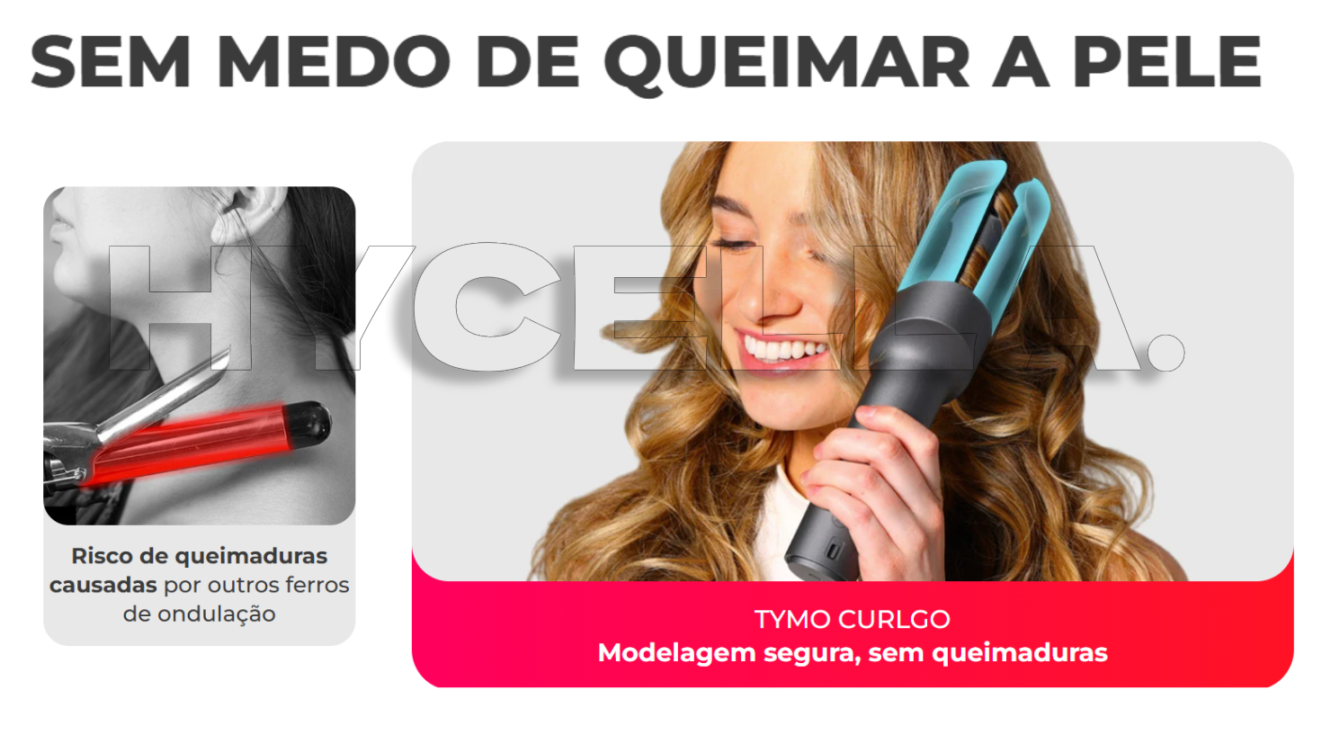 Modelador Profissional de Cachos Tymo™ | SUPER OFERTA Hycella | Confiança e Qualidade é a nossa marca