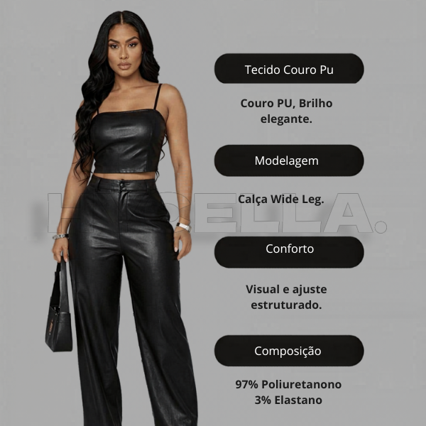 Calça de Couro Eclipse - (+ Brindes)