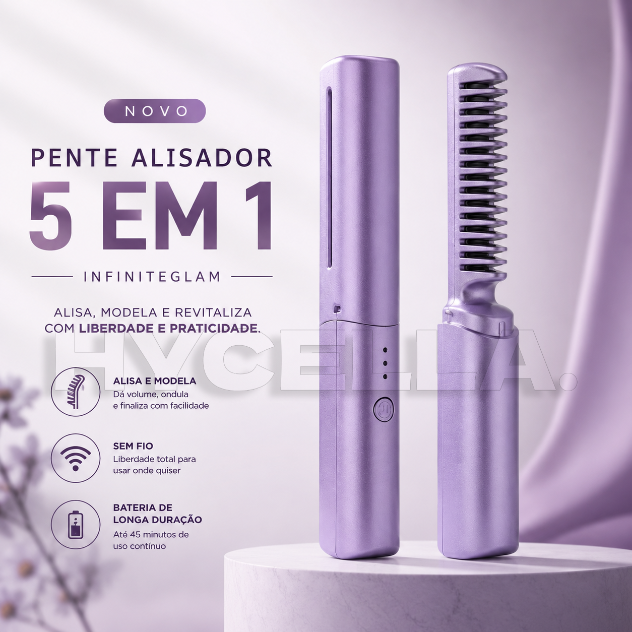 Pente Alisador InfiniteGlam - (ÚLTIMAS UNIDADES)