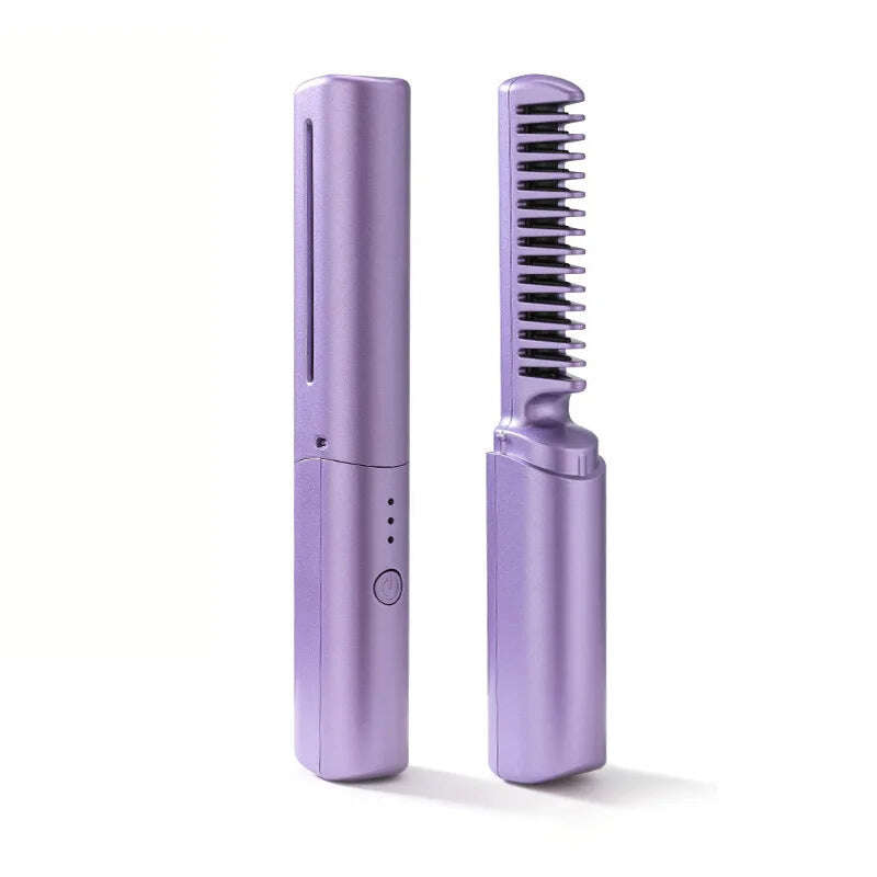 Pente Alisador de Cabelo 5 em 1 Sem Fio InfiniteGlam - Últimas Unidades Hycella | Confiança e Qualidade é a nossa marca
