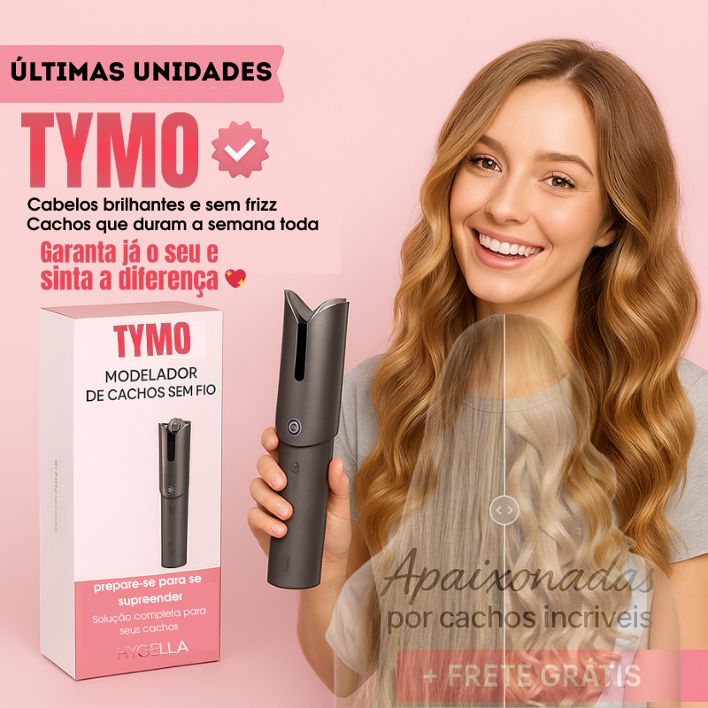 Modelador Profissional de Cachos Tymo™ | SUPER OFERTA Hycella | Confiança e Qualidade é a nossa marca