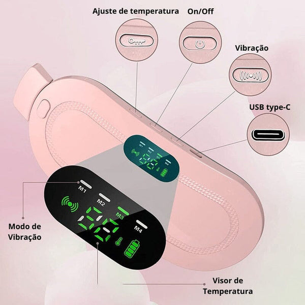 Cinta Térmica Para Cólica Menstrual – FemRelax Pro™