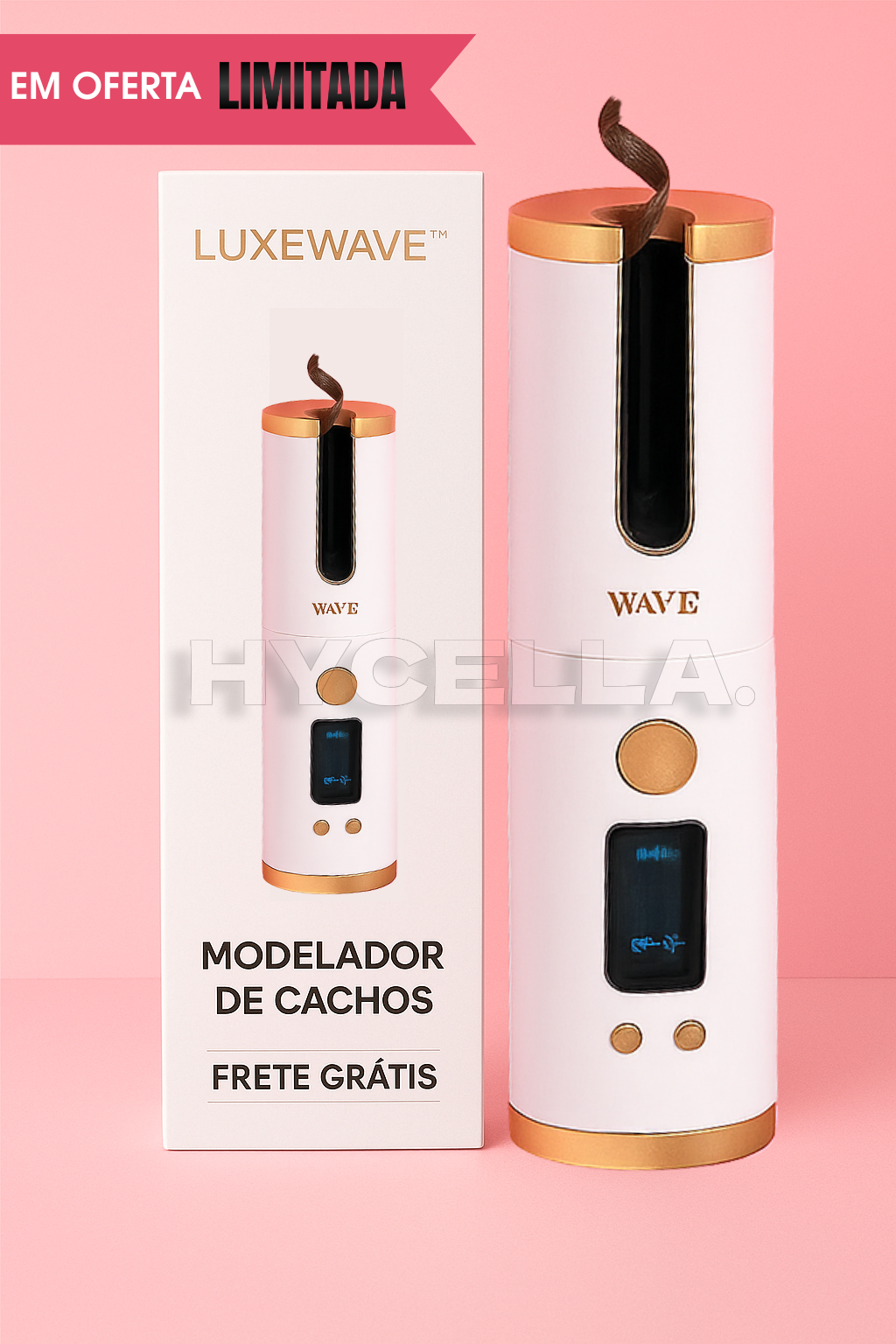 Modelador de Cachos LuxeWave | SUPER OFERTA Hycella | Confiança e Qualidade é a nossa marca