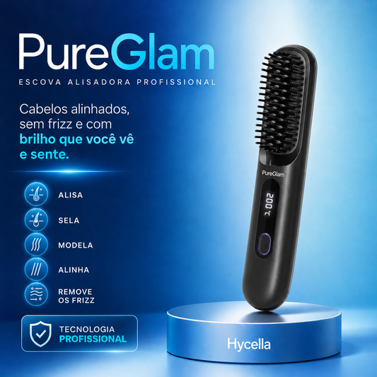 Escova Profissional PureGlam® - (+BRINDES )