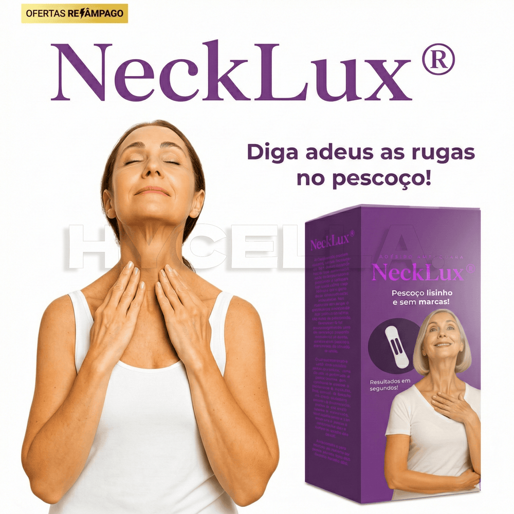 NeckLux - Adesivo para rugas e flacidez do pescoço